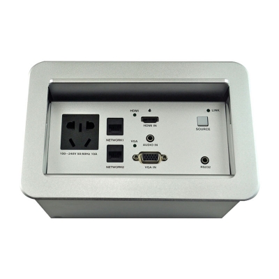 AS-670HD 奧盛VGA HDMI延長器投影機(jī)HDBaseT發(fā)射轉(zhuǎn)網(wǎng)線傳輸桌面插座